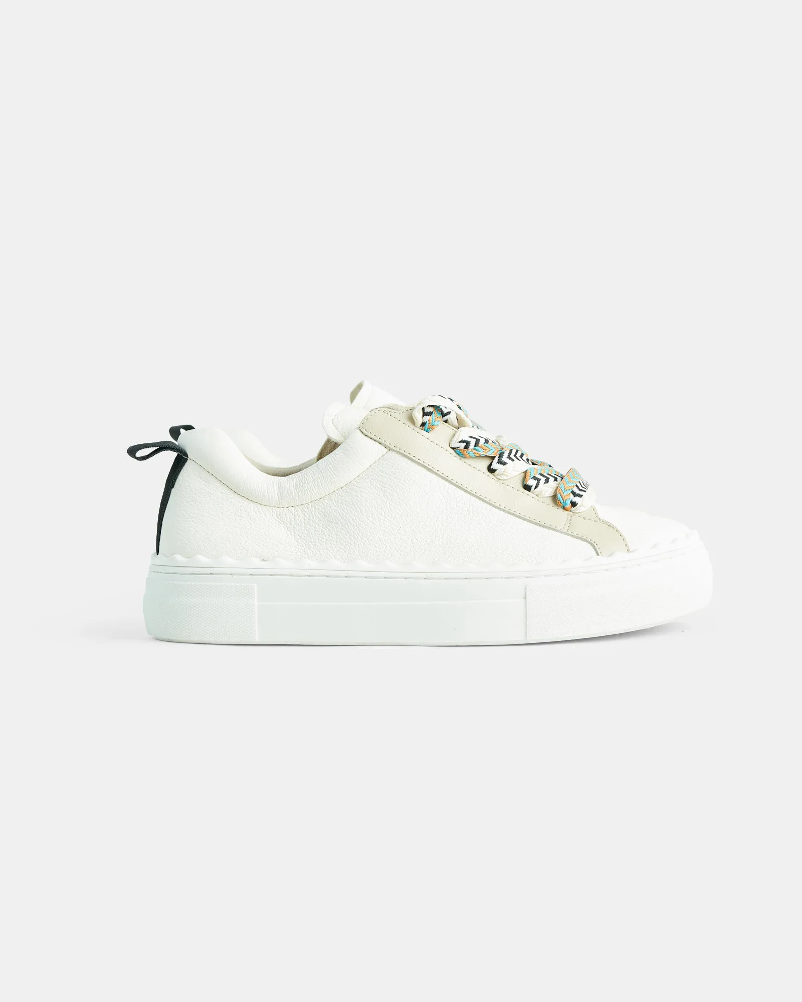 Hut Leather Sneaker - White