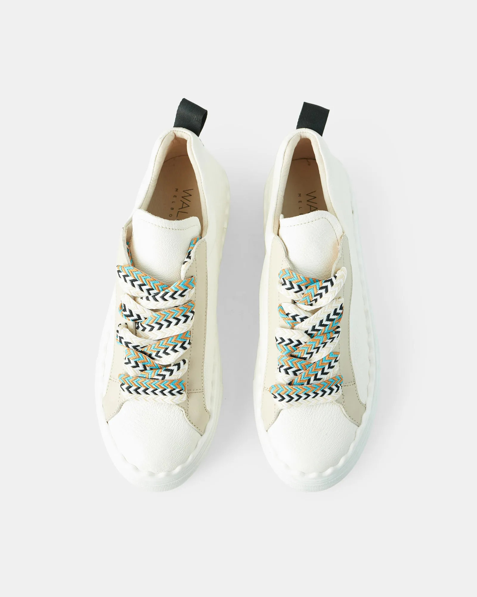 Hut Leather Sneaker - White