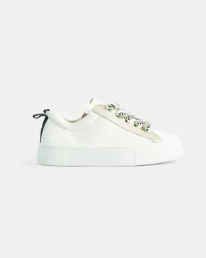 Hut Leather Sneaker - White