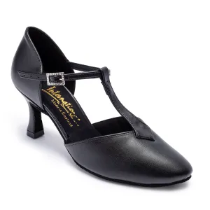 International Dance Shoes IDS Karen Ladies Smooth Ballroom Shoe with T-Bar