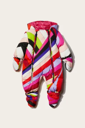 Iride-Print Snowsuit