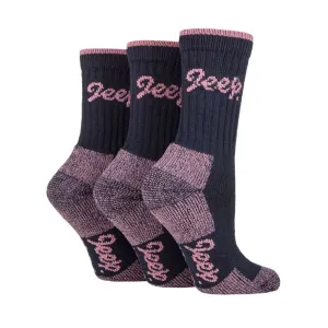 Jeep Ladies Luxury Boot Sock - 3 Pack