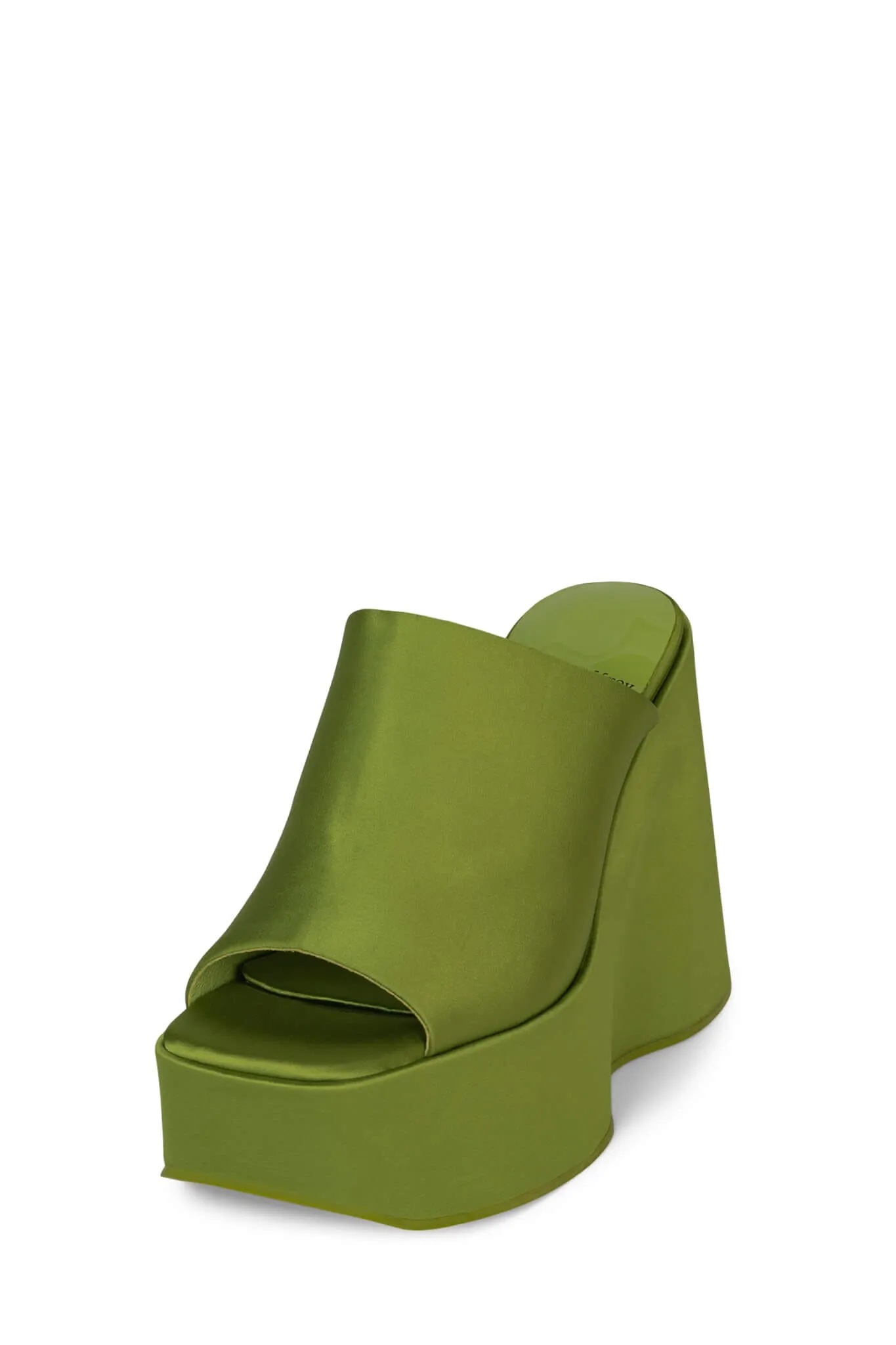 Jeffrey Campbell High-Up Platform Mule in Chartreuse