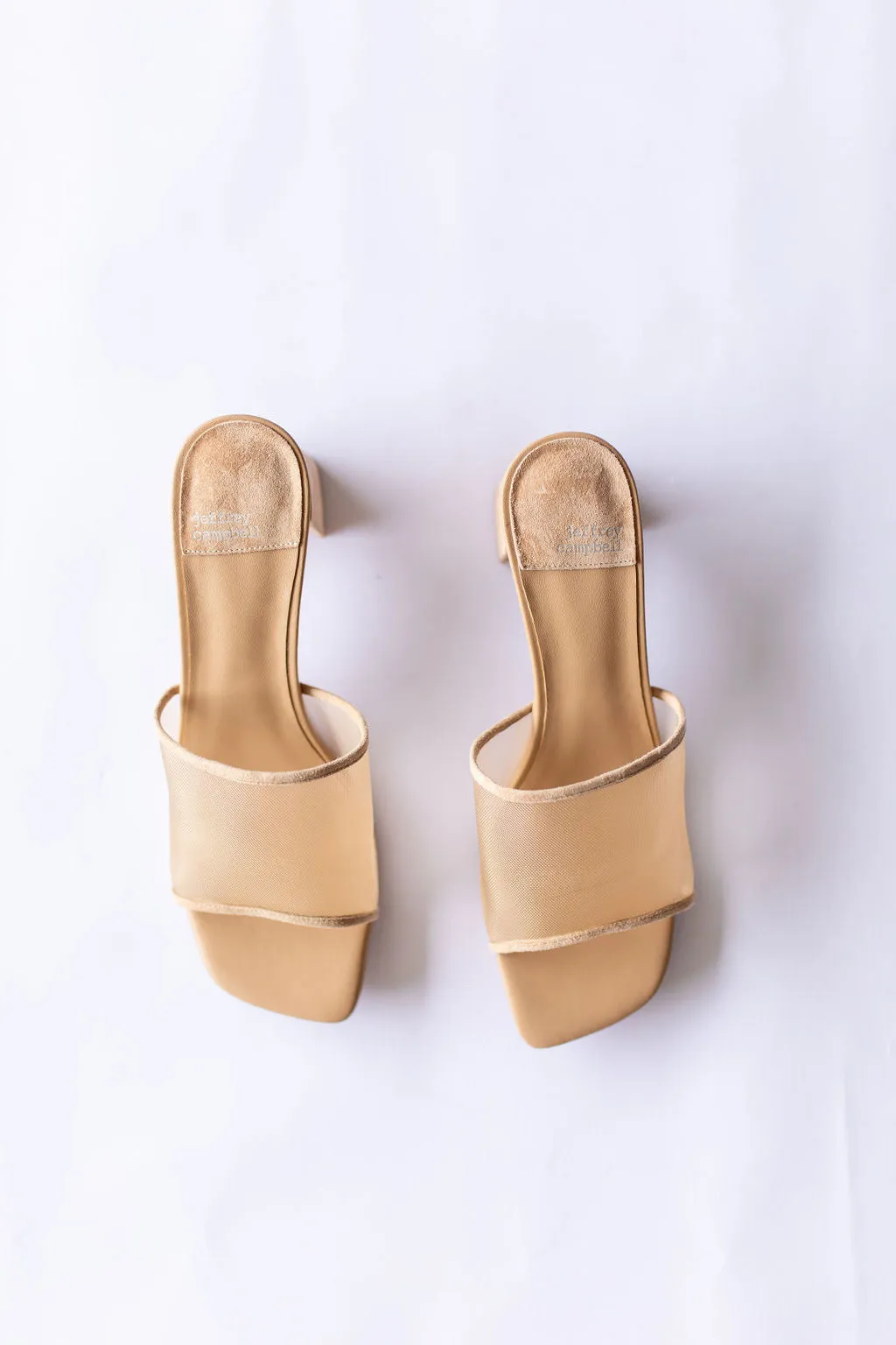 Jeffrey Campbell Malinin Sandal in Natural Combo