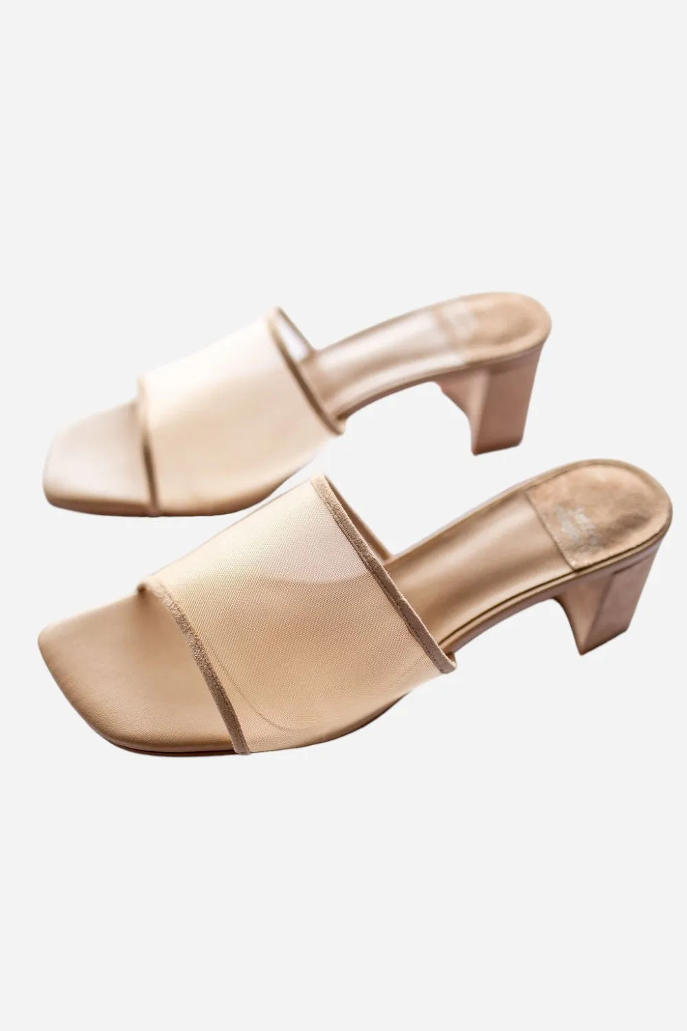 Jeffrey Campbell Malinin Sandal in Natural Combo