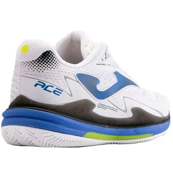 Joma Ace 2402 Men's Tennis Shoes - White/Blue