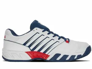 K-Swiss Bigshot Light 4 Omni Mens Tennis Shoe (White/Blue Opal/Lollipop)