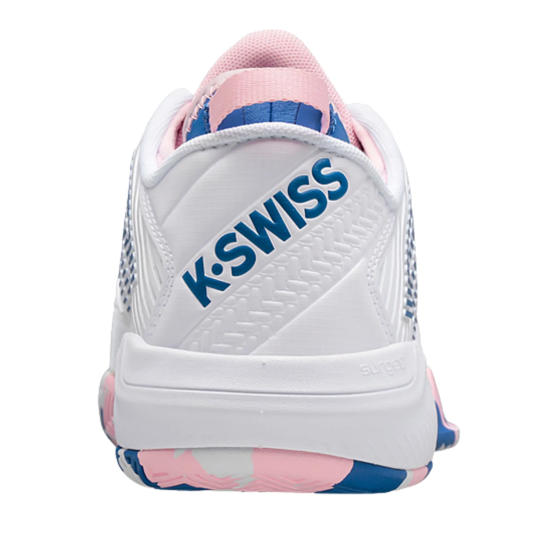 K Swiss Hypercourt Supreme  Women Tennis Shoes - White/Star Sapphire/Orchard Pink