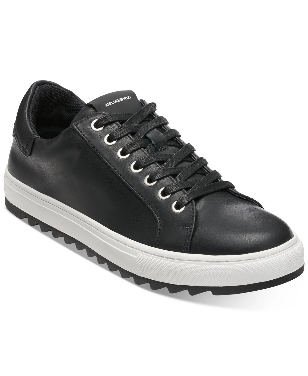 Karl Lagerfeld Men's Tennis Shoes in Smooth Leather KARL LAGERFELD PARIS