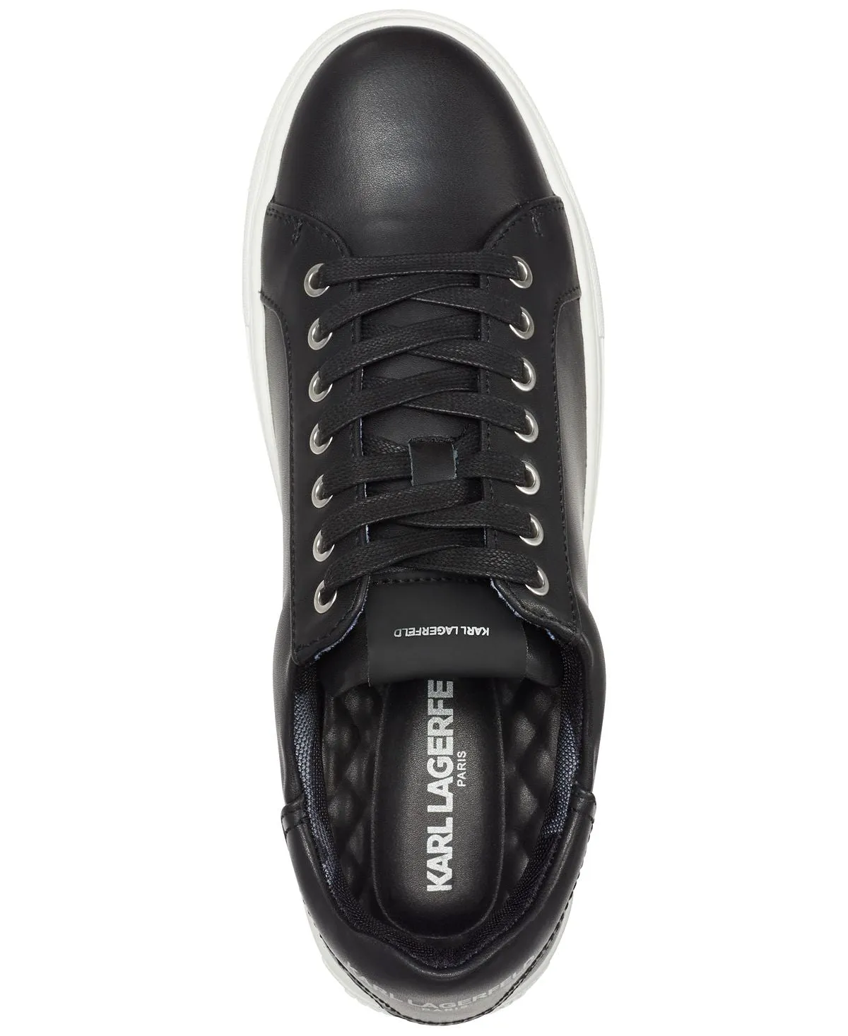 Karl Lagerfeld Men's Tennis Shoes in Smooth Leather KARL LAGERFELD PARIS