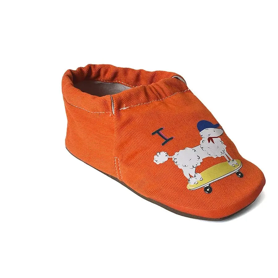 Kids Dog Print Booties