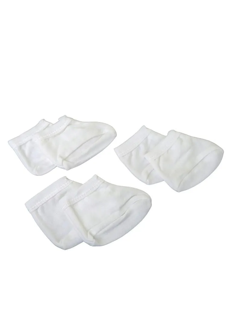 Landmark Booties 3 in 1 Tetron Cotton White