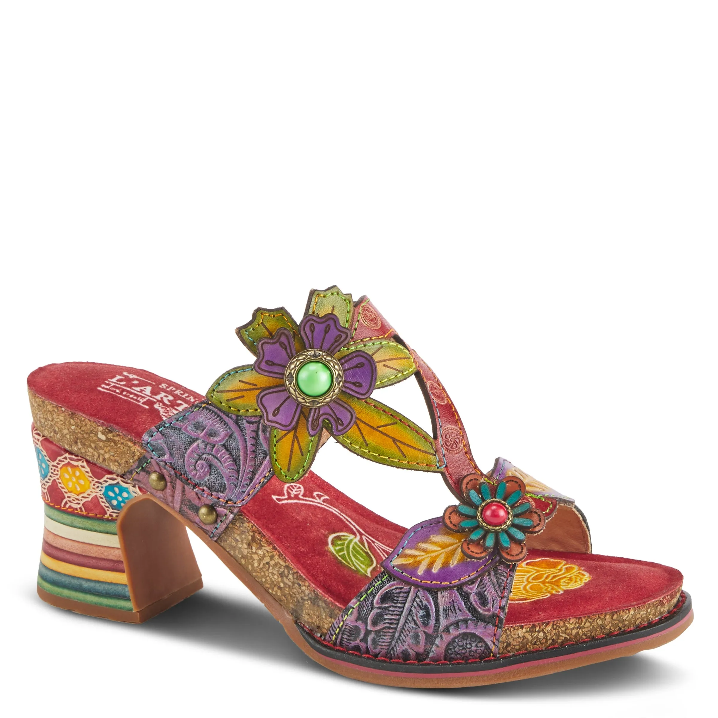 L'ARTISTE ROSSIE HEELED SANDALS