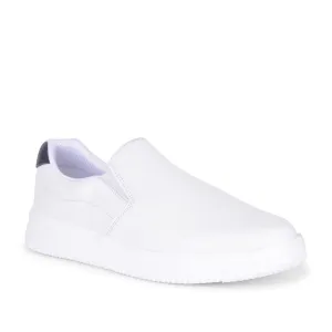 Leap7x Casual White Non-Lacing Sneakers For Men DUGLAS-2E By Liberty