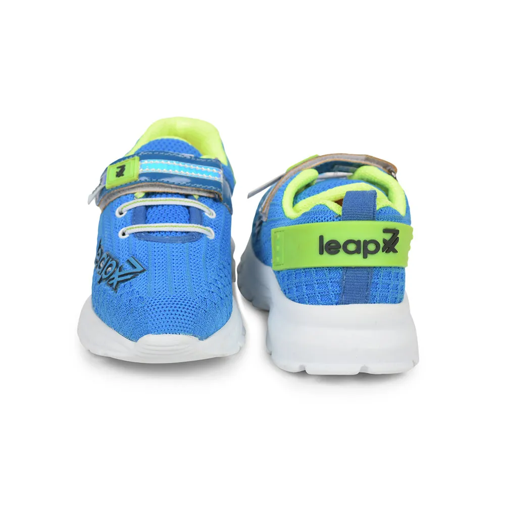 Leap7x Slip-on Athleisure Shoes For Kids (Blue) JEEVA-10 By Liberty