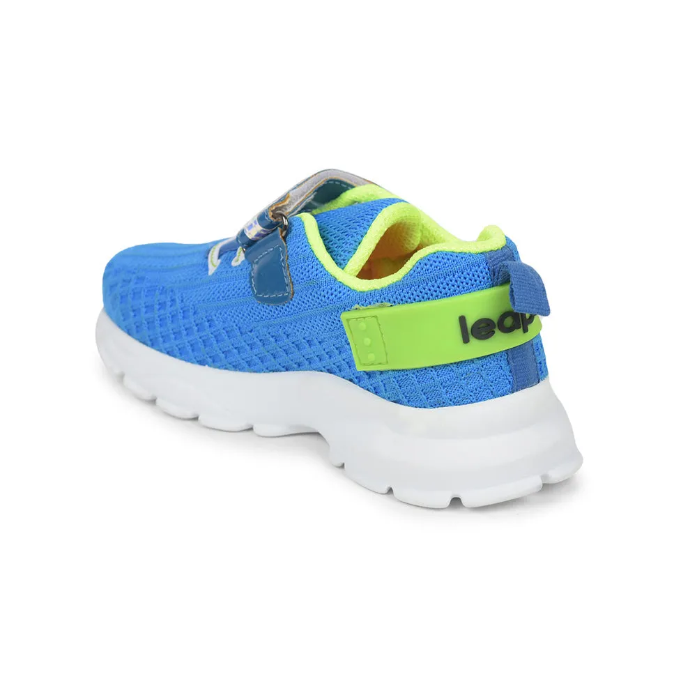 Leap7x Slip-on Athleisure Shoes For Kids (Blue) JEEVA-10 By Liberty