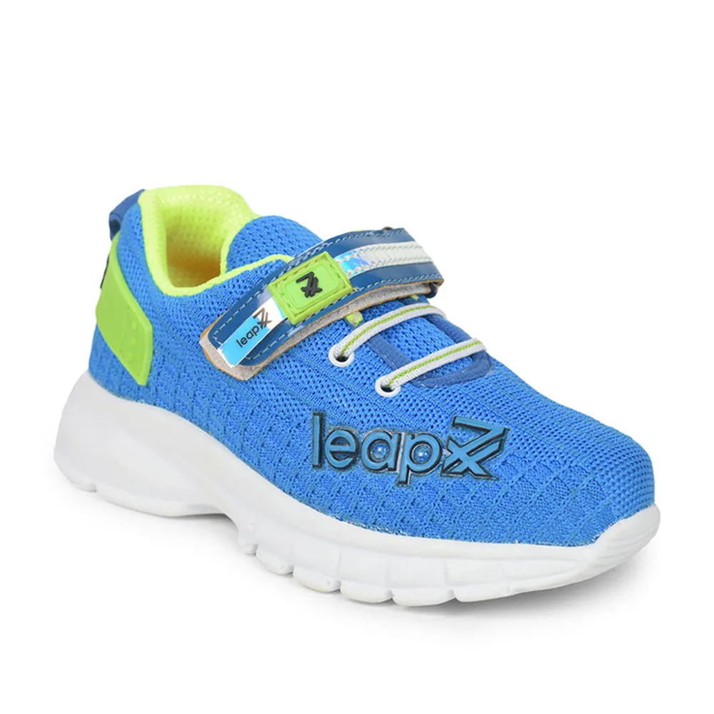 Leap7x Slip-on Athleisure Shoes For Kids (Blue) JEEVA-10 By Liberty