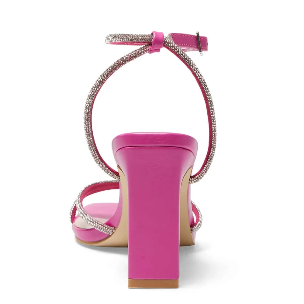 Letita Heel in Pink Smooth