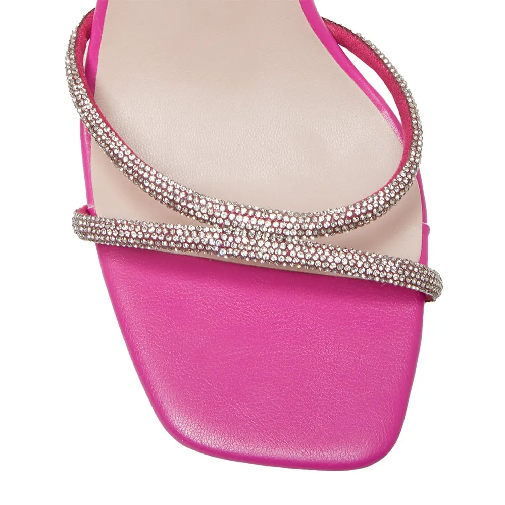 Letita Heel in Pink Smooth