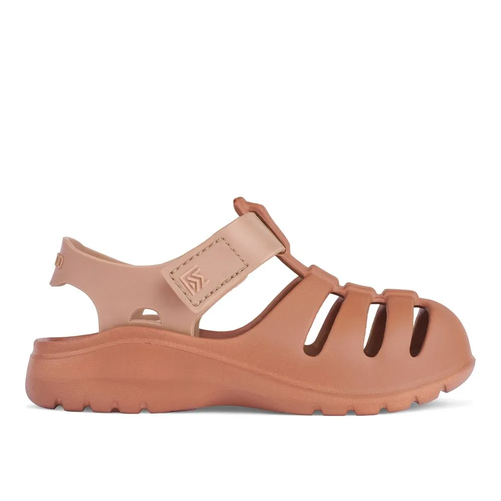 Liewood: Beau Eva Strap Waterproof Kids Sandals - Tuscany Rose / Pale Rose