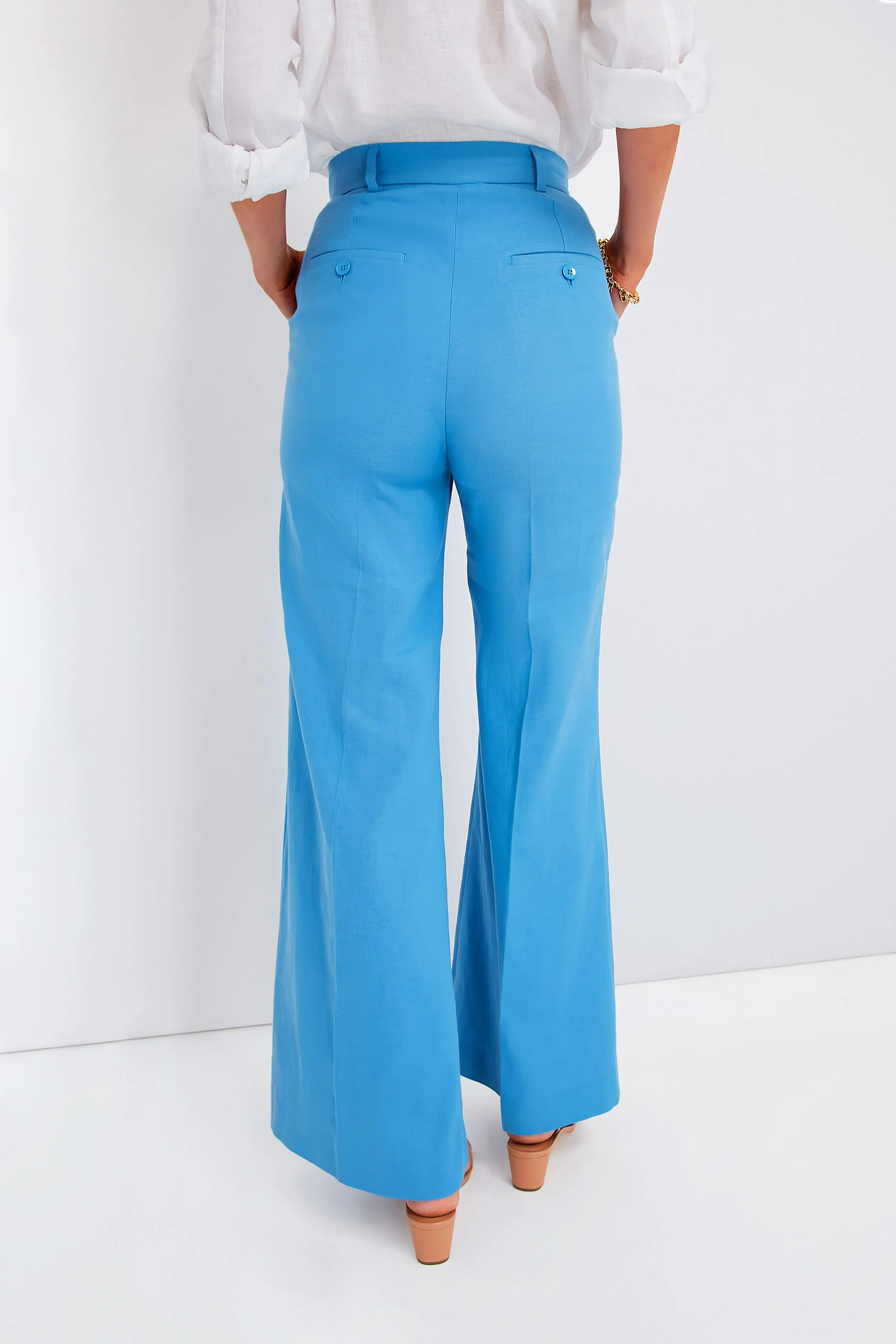 Light Blue Grazia Long Trouser Pant