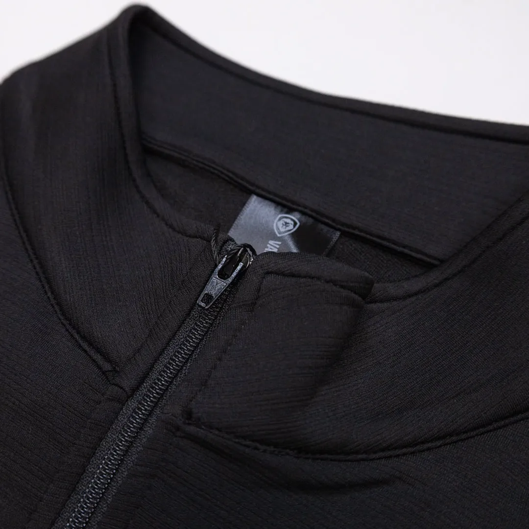 Lion Shield Future Looks Bright Black Performance 1/4 Zip