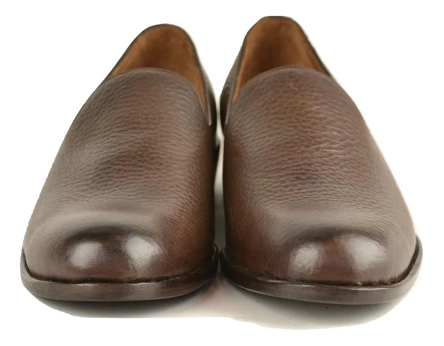 Loafer  |  Choc pebble grain calf