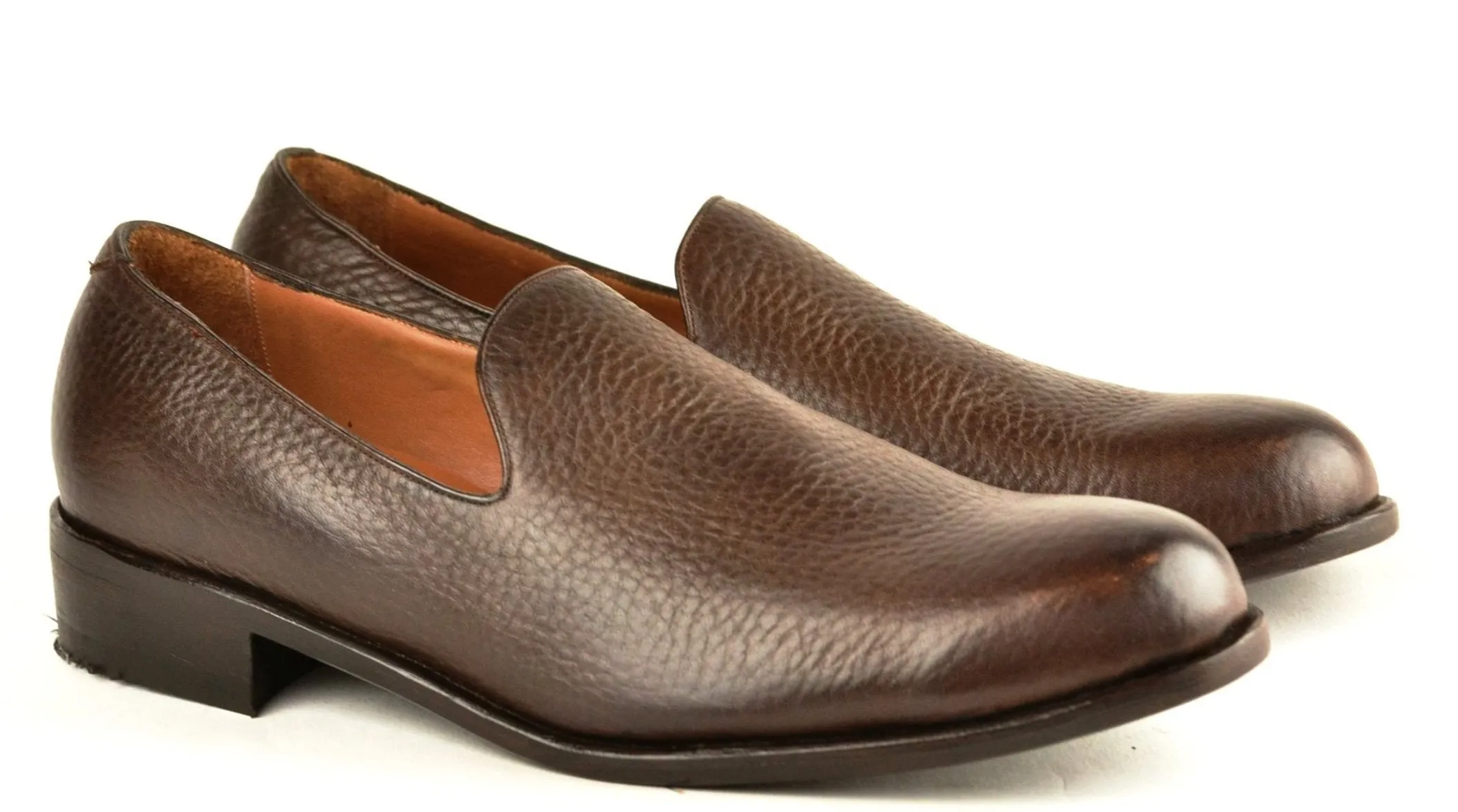 Loafer  |  Choc pebble grain calf