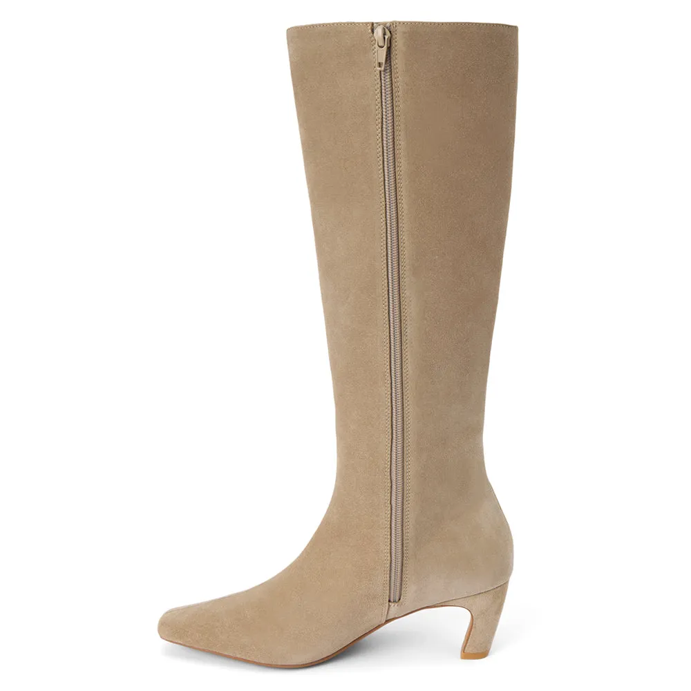 Loft Pointed Toe Zippered Boots