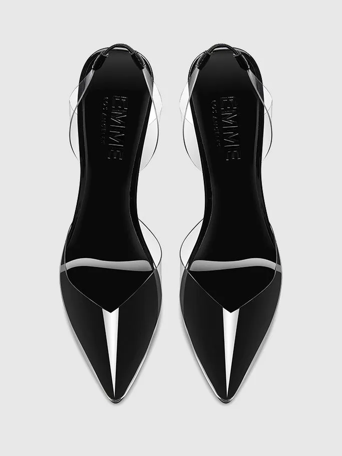 Macallan Slingback Pump - Phantom Black