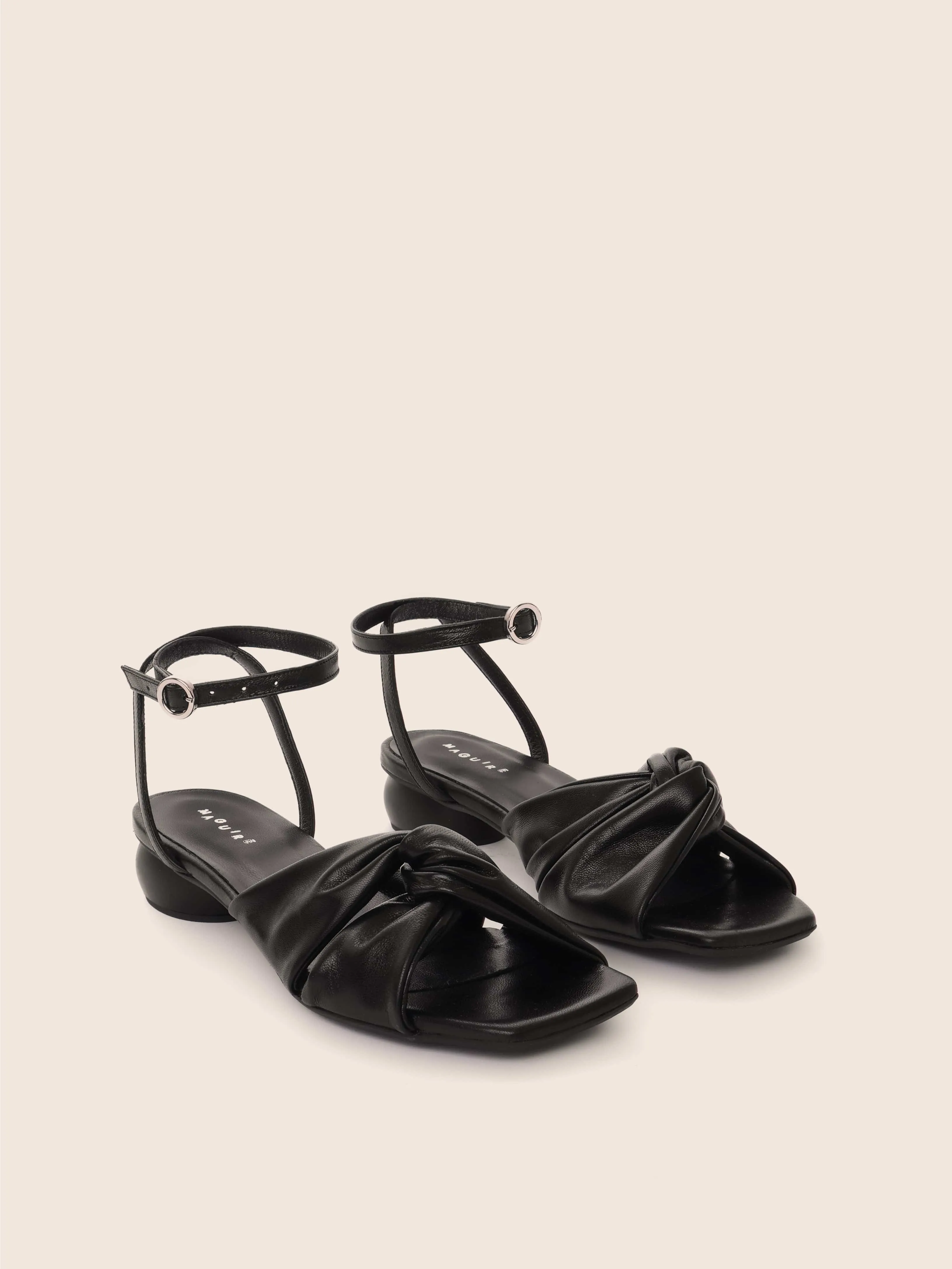 Mataro Black Sandal