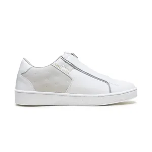 Men's Adelaide Lux White Beige Leather Sneakers 02743-008