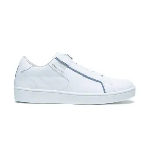 Men's Adelaide Lux White Blue Leather Sneakers 02713-005