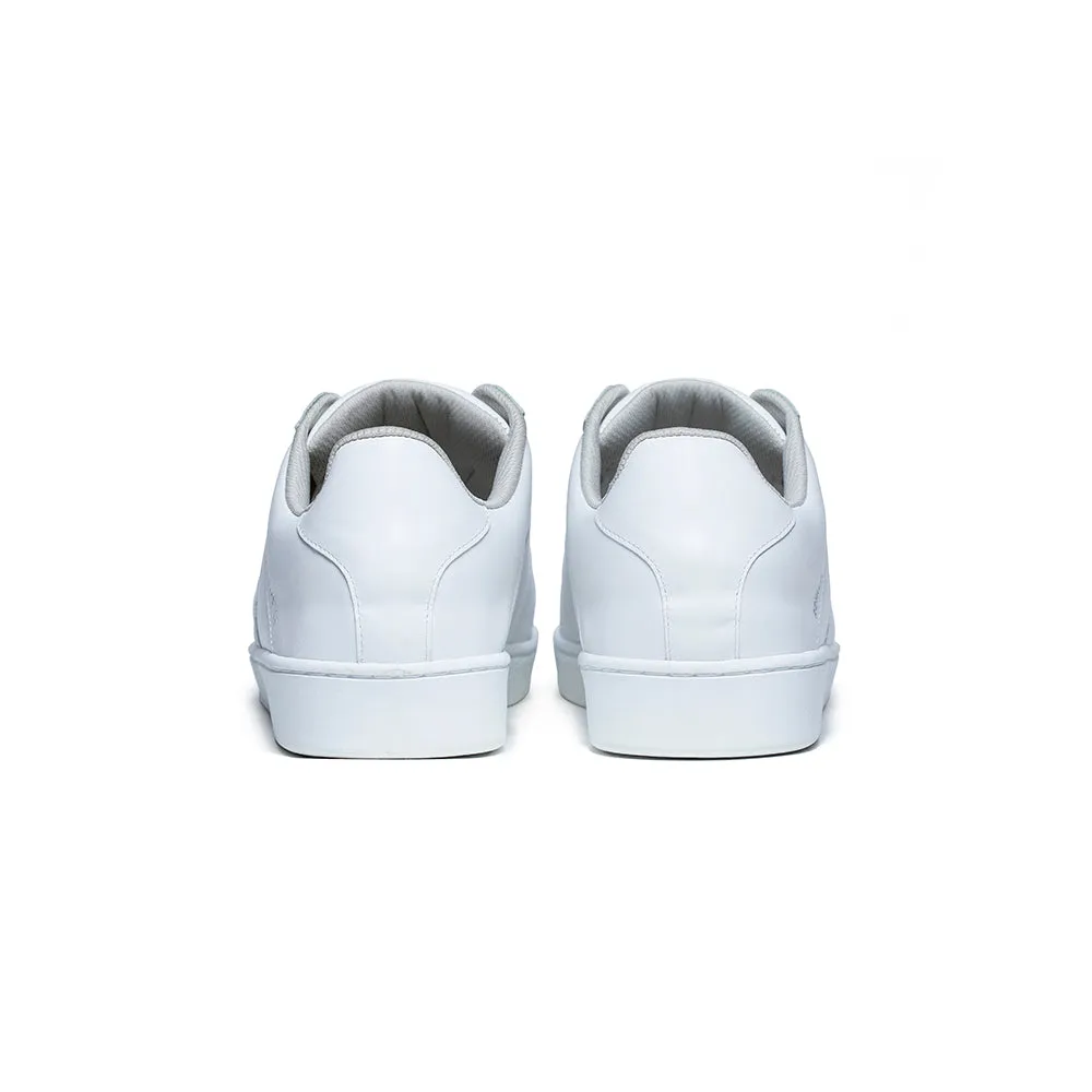 Men's Prince Albert White Leather Sneakers 01401-000