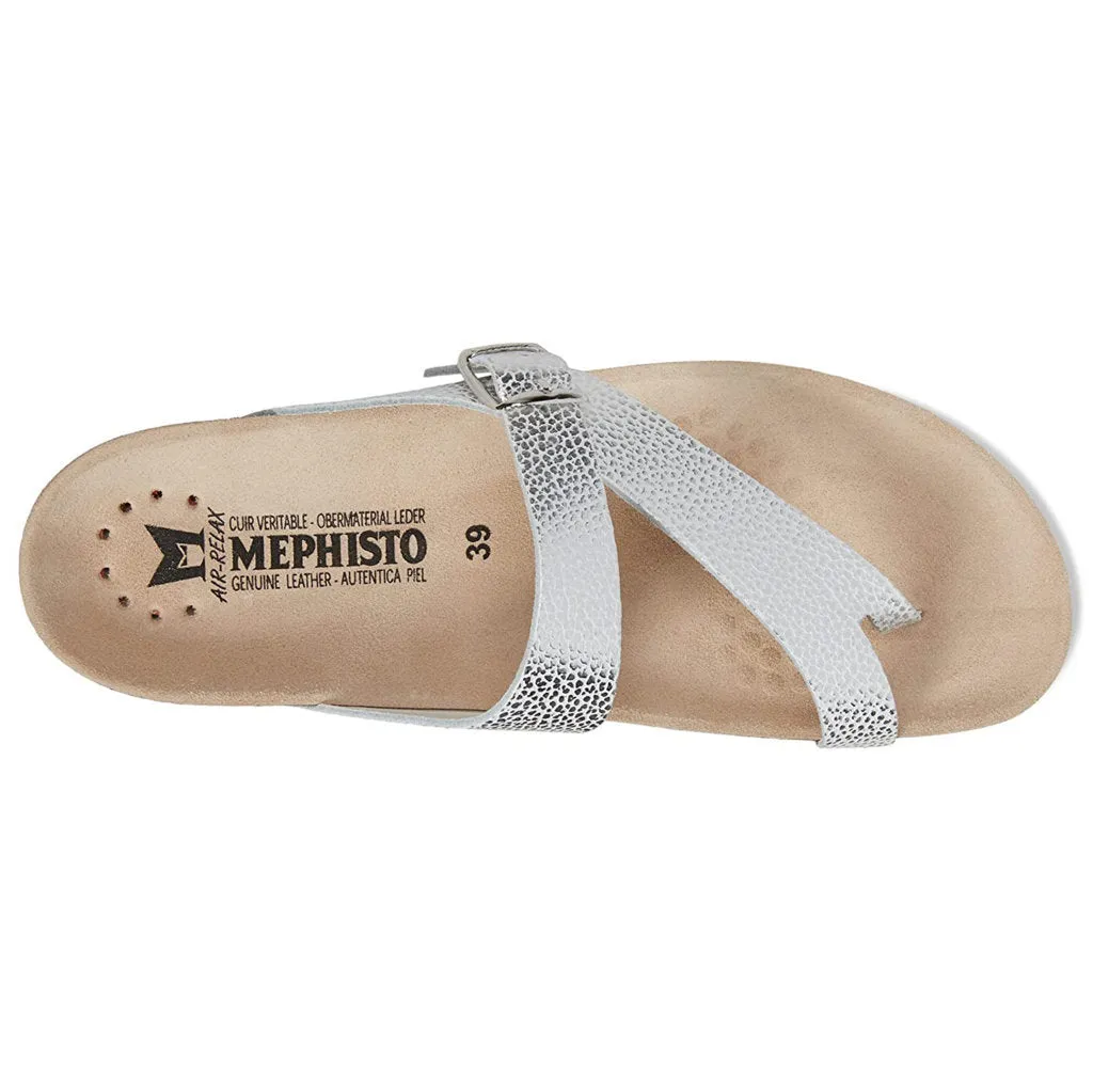 Mephisto Womens Sandals Helen Casual Buckle Strap Toe-Post Open Back Leather - UK 6.5