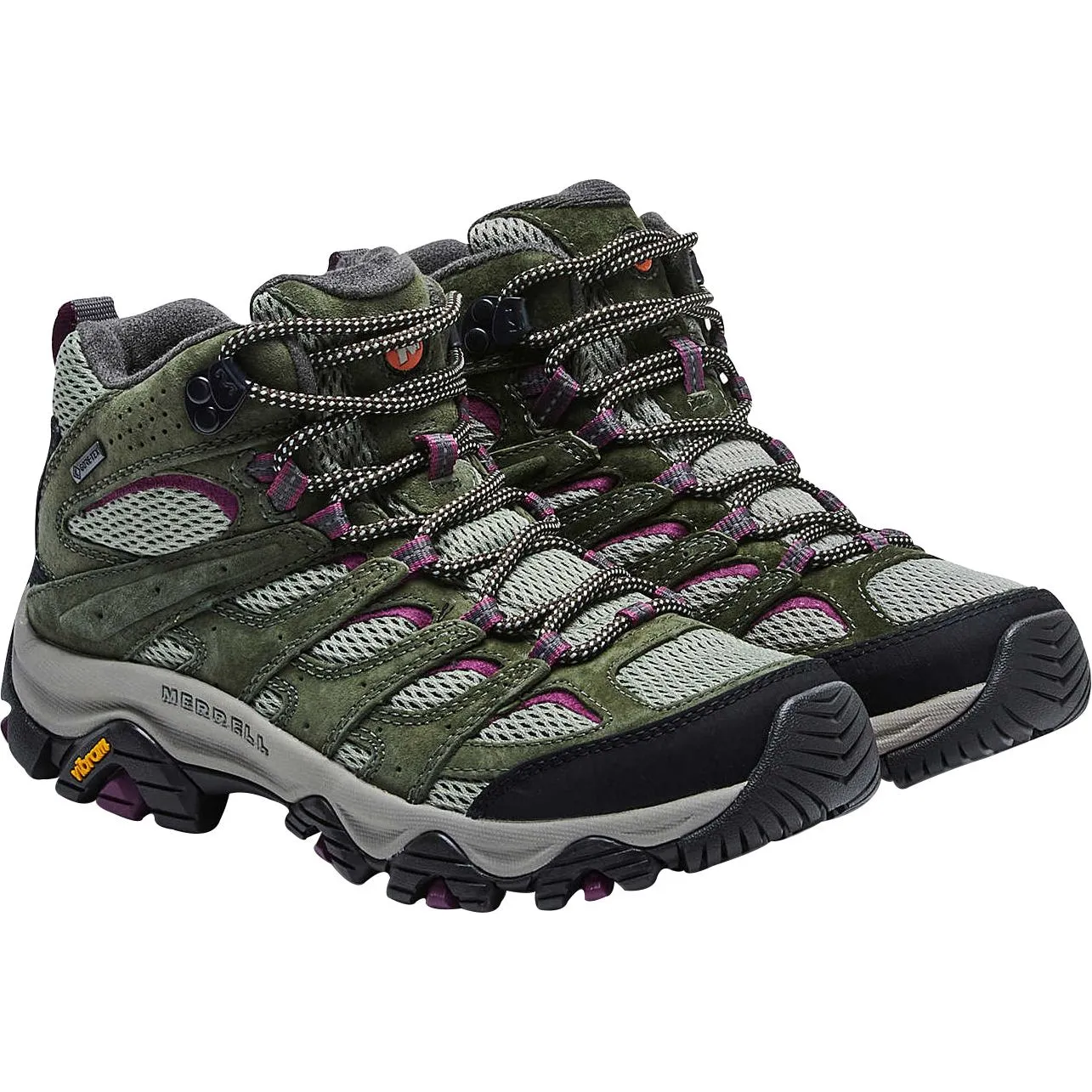 Merrell Moab 3 Mid GORE-TEX Womens Walking Boots - Green