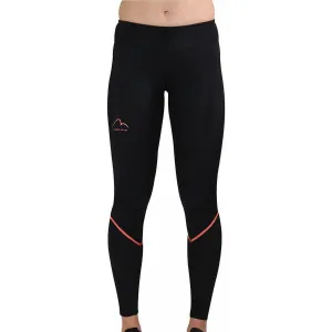 More Mile Compression Womens Long Running Tights - Black