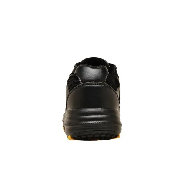 Mt. Emey 2151 Black - Children Oil/Slip Resistant Sneakers with Laces