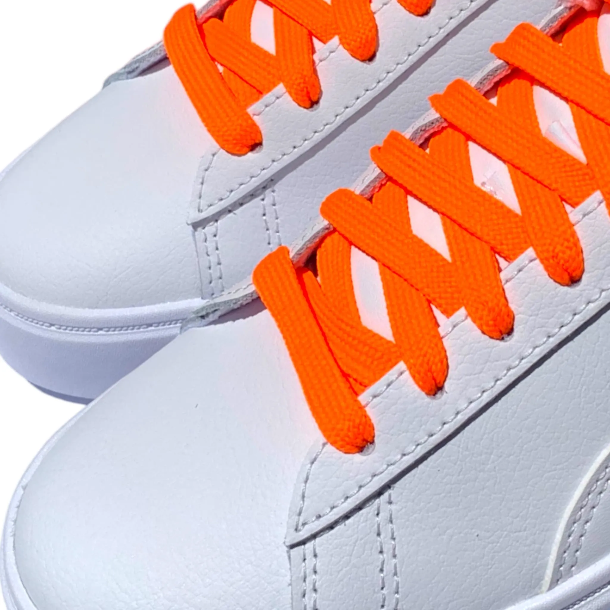 Neon Orange Shoelaces 54"