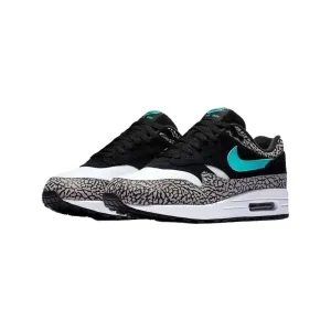 Nike Air Max 1 x Atmos Premium Retro 2017 Elephant Print Cement Jade Black White