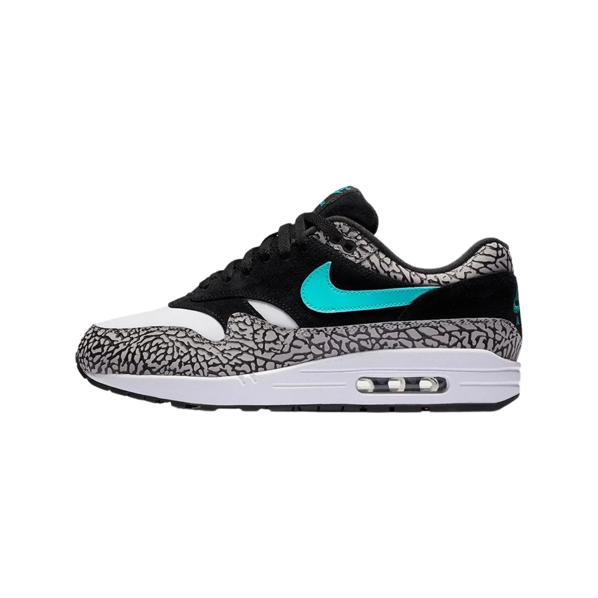 Nike Air Max 1 x Atmos Premium Retro 2017 Elephant Print Cement Jade Black White