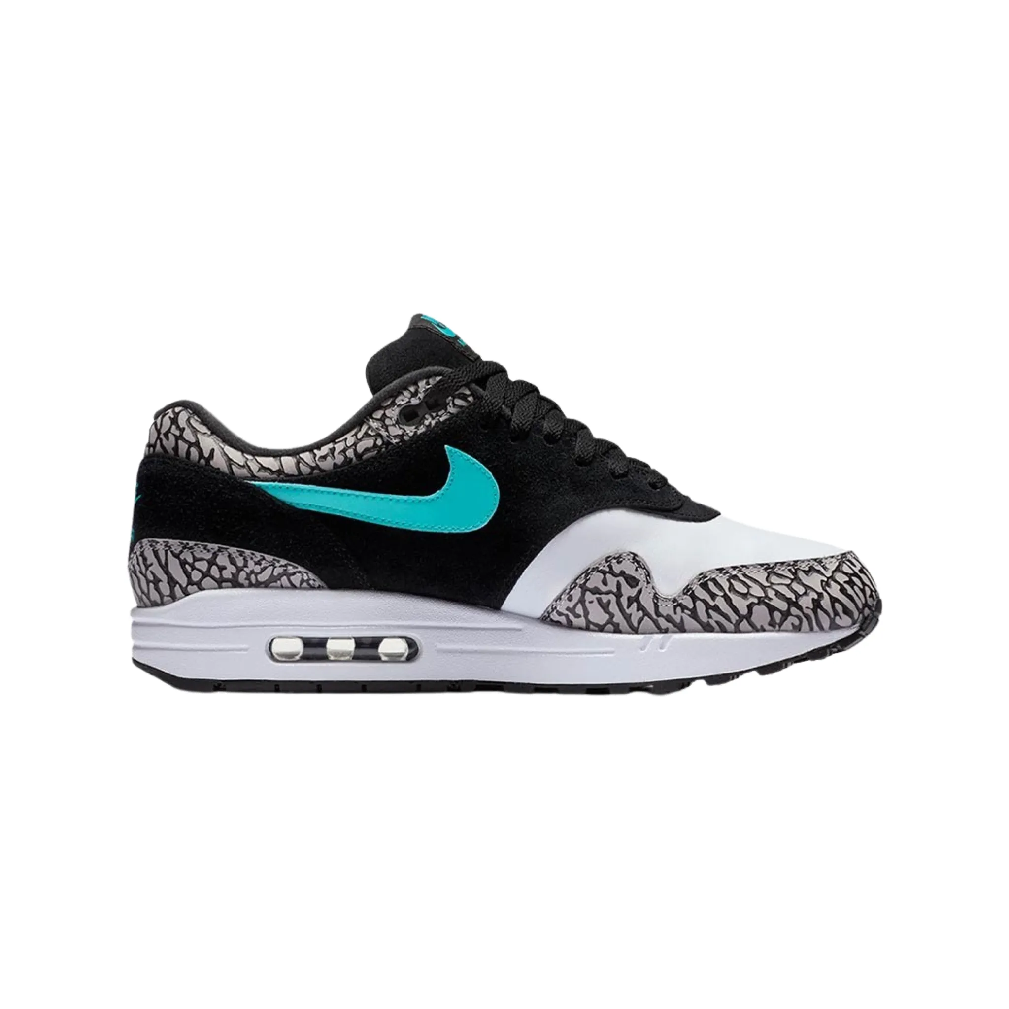 Nike Air Max 1 x Atmos Premium Retro 2017 Elephant Print Cement Jade Black White