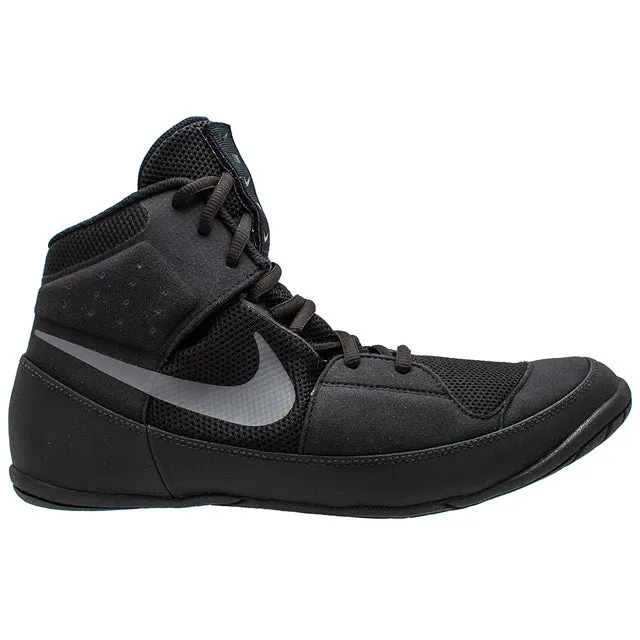 NIKE FURY WRESTLING SHOES BOXING BOOTS US 8.5-11.5 Black Dark Grey