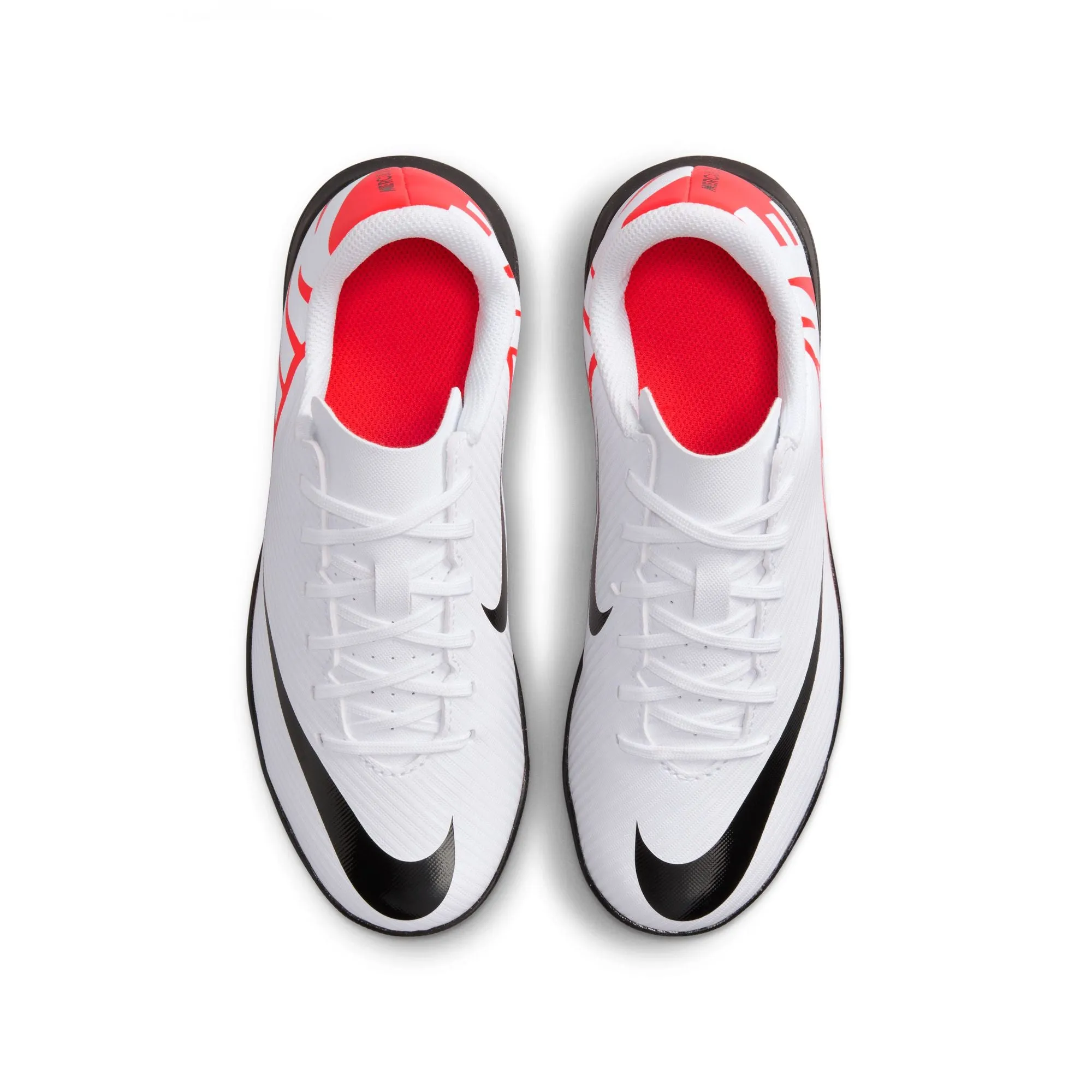 Nike Junior Mercurial Vapor 15 Club TF Turf Soccer Shoes -Crimson/White/Black