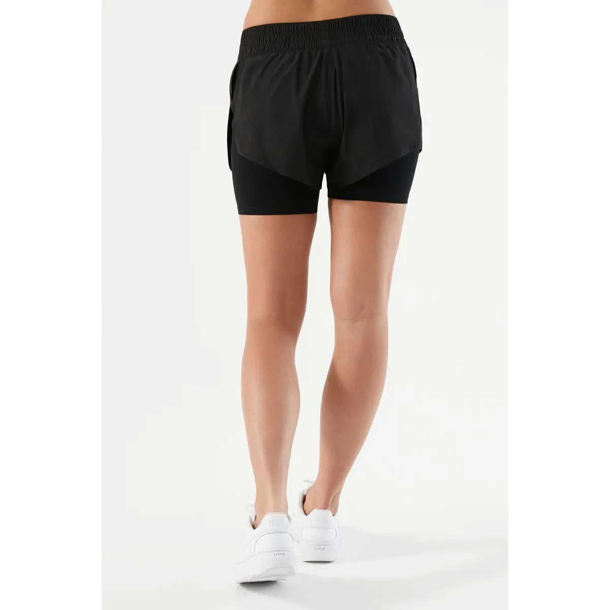 NUX Active Women's Flo Athletic Biker Shorts - Black