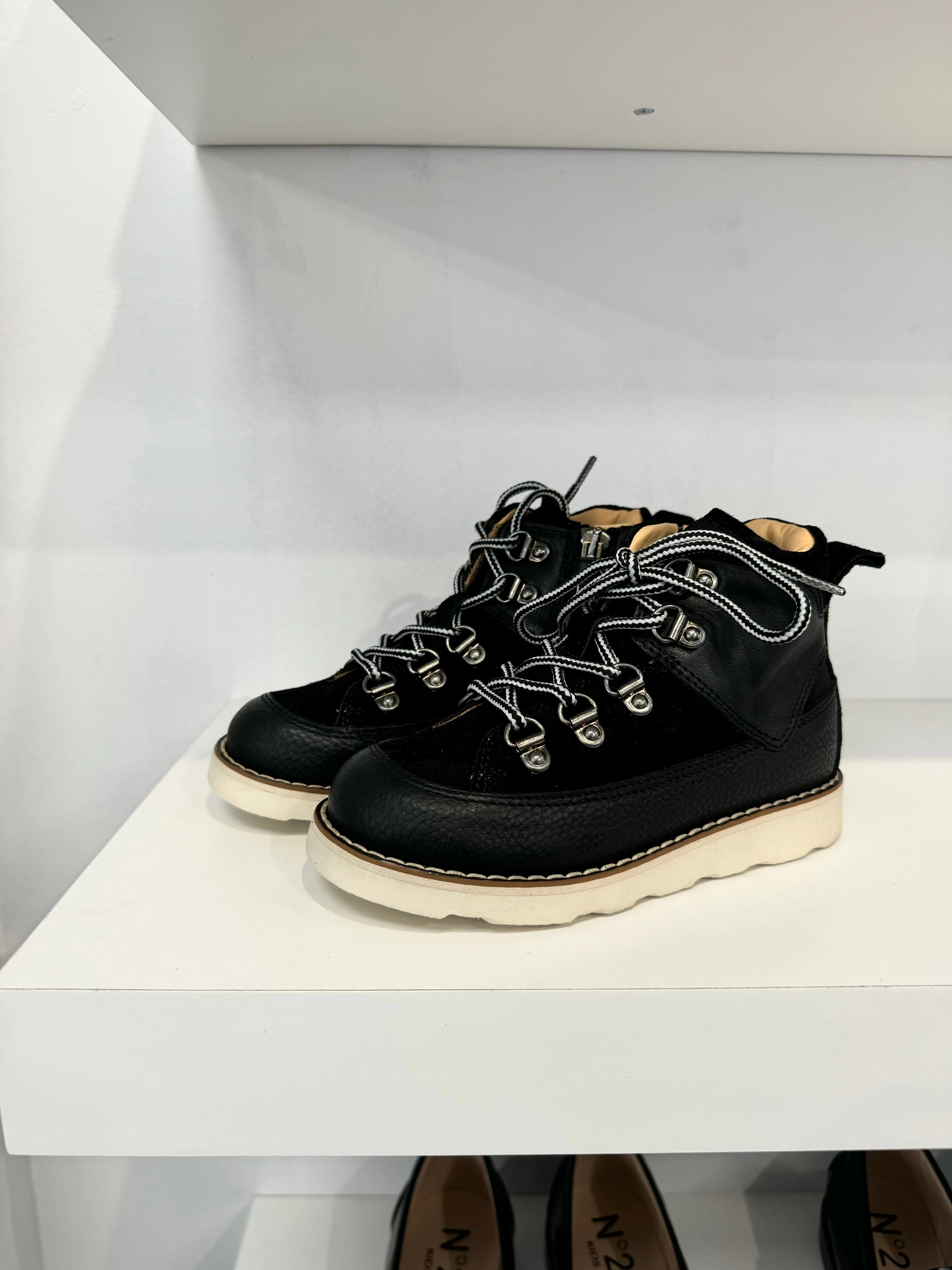 Ocra Black Detail Sneaker Bootie