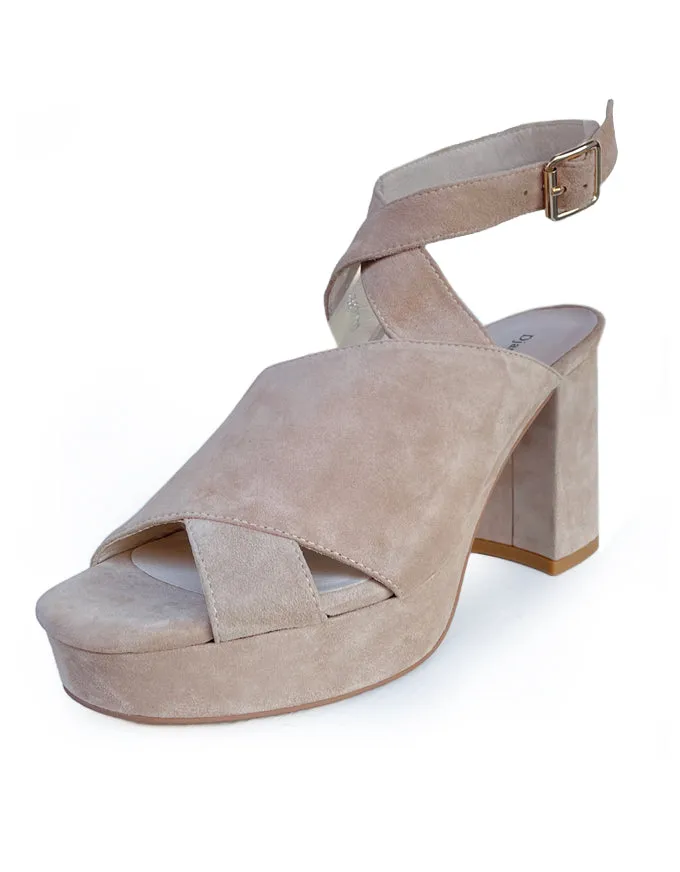 Ojulie Heels Latte Suede