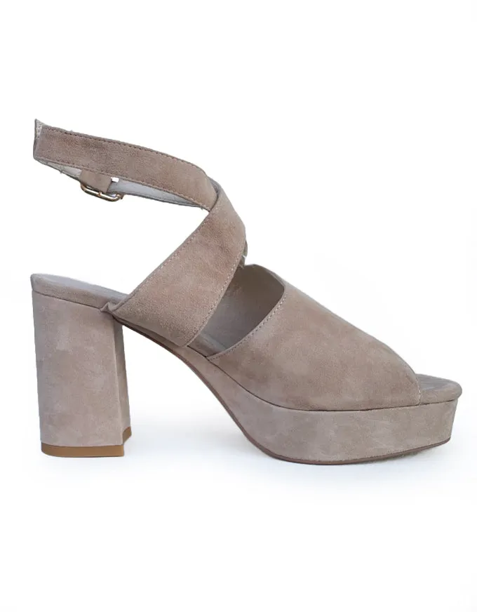 Ojulie Heels Latte Suede