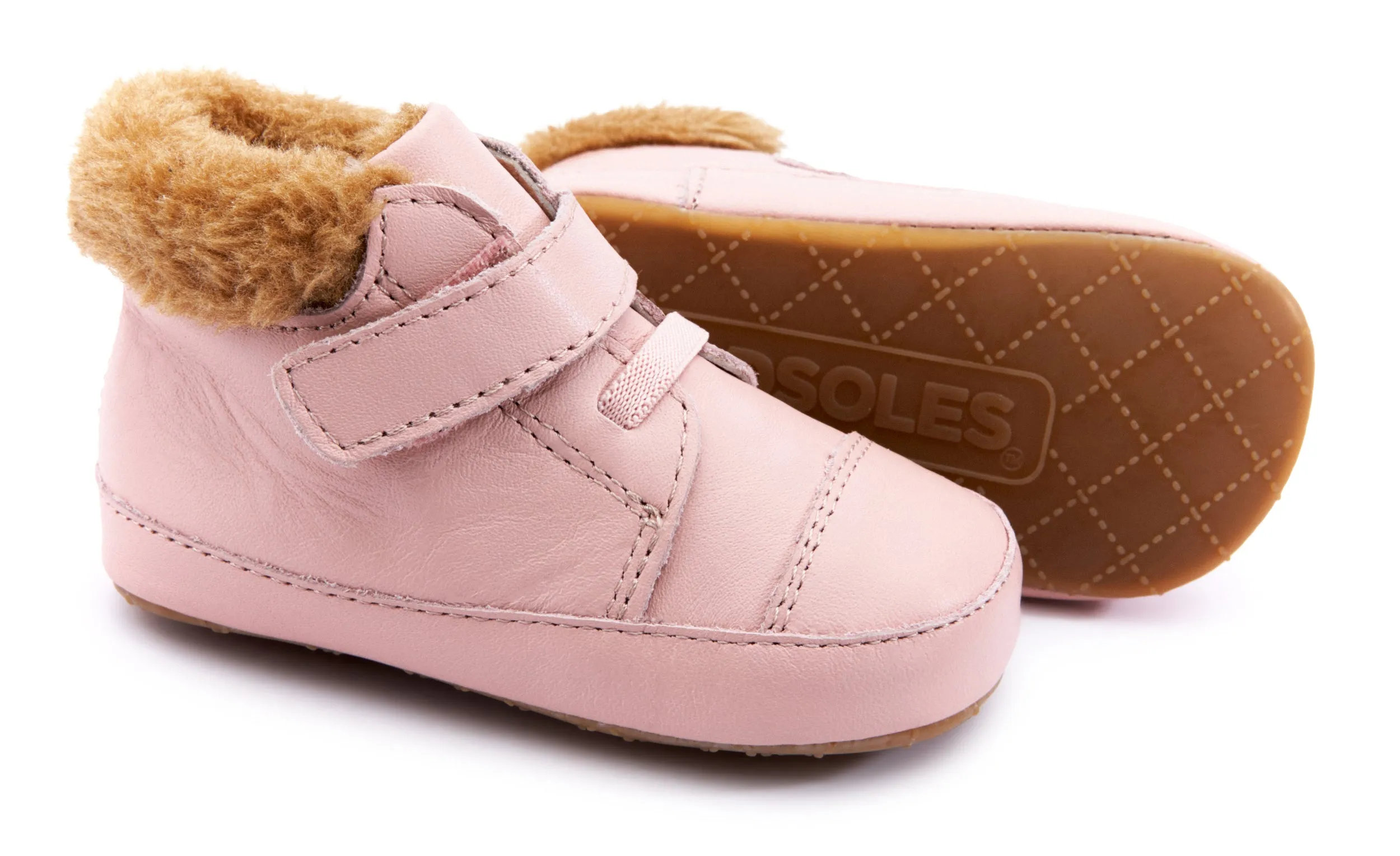 Old Soles Girl's 0040R Mountain Bub Sneaker Booties - Powder Pink