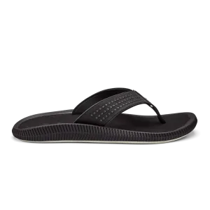 Olukai "Ulele" Men's Sandal- Black on Black